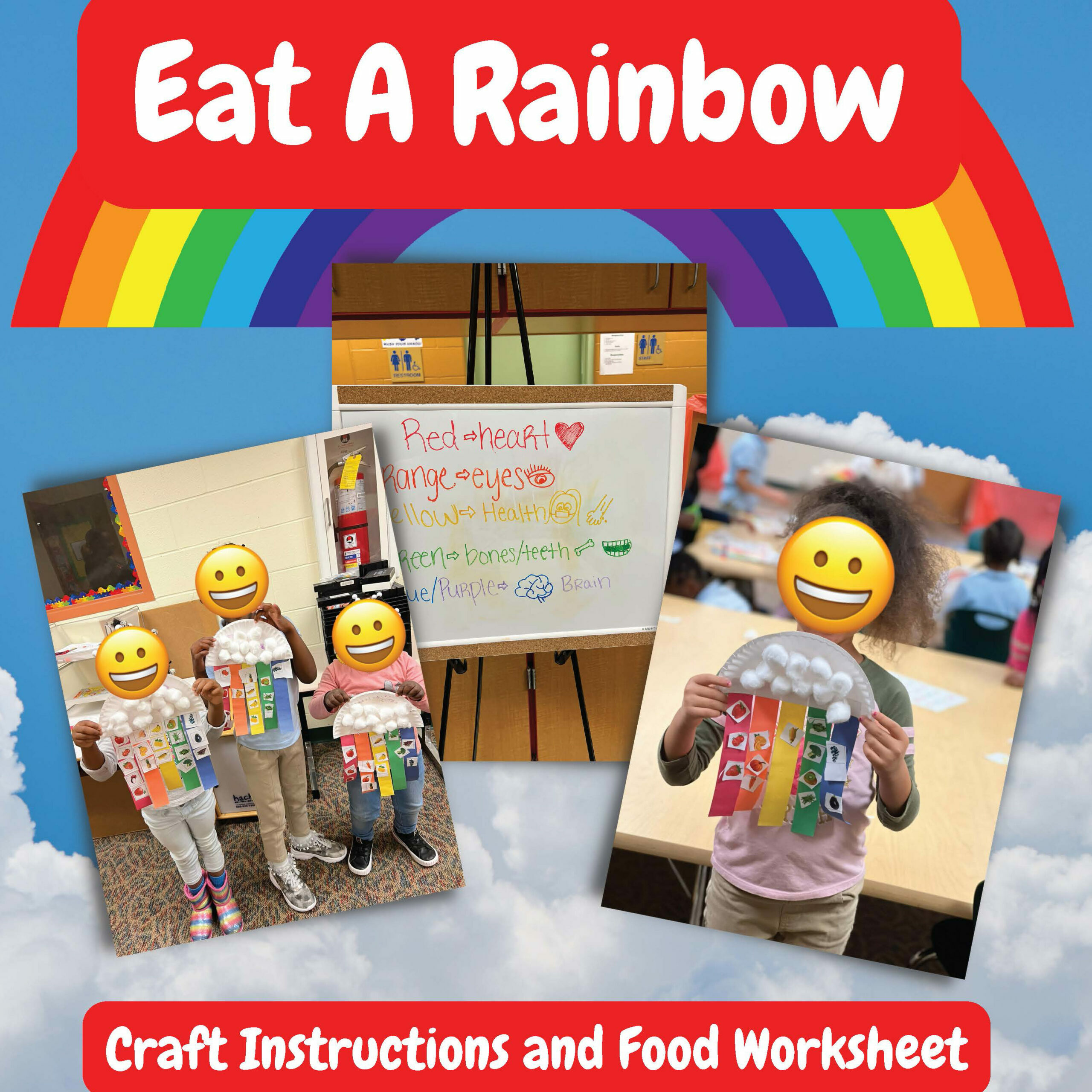 Eat A Rainbow  - Craft For Kids